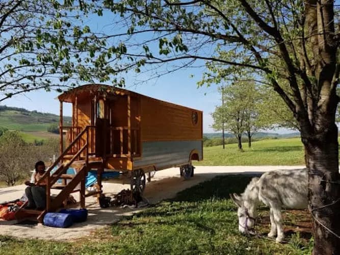 Les cabanes et roulottes du Vercors